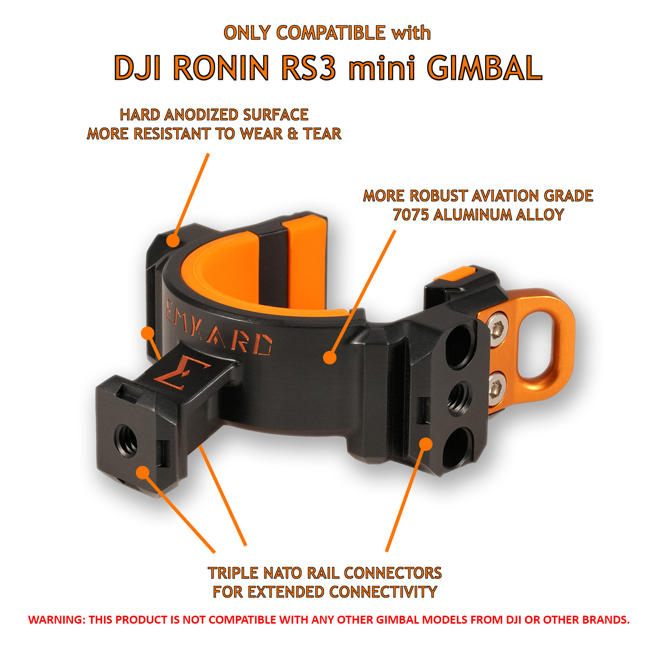 NATONEX NS3m NATO Connectivity Multiplier Accessory for DJI RONIN RS3 Mini Gimbal